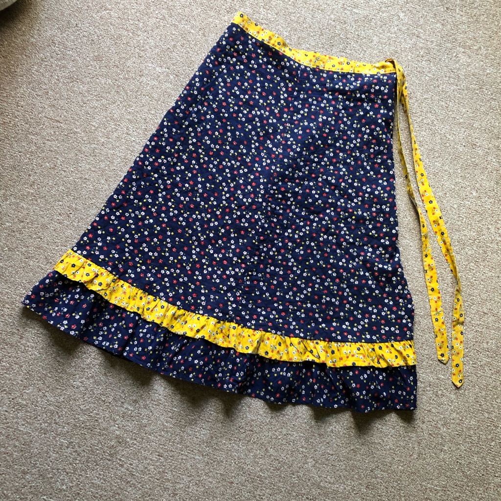 Vintage 1970s Wrap Skirt
